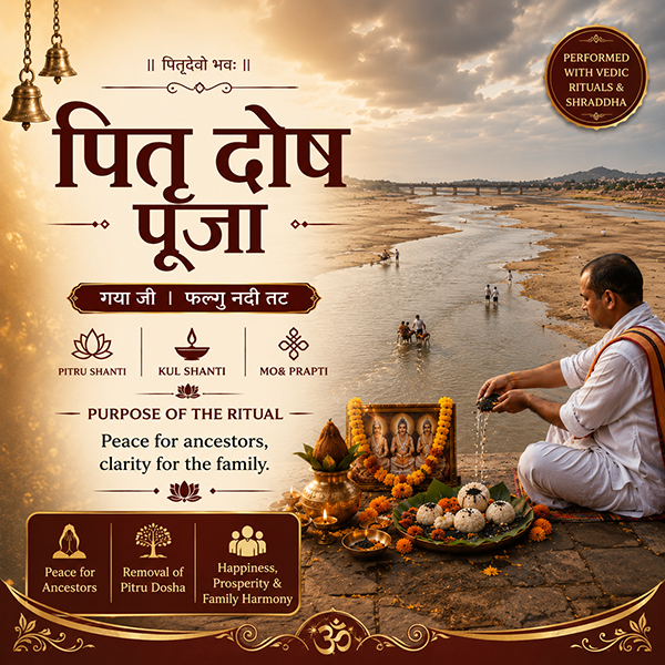 Pitra Dosh Puja ritual support in Gayaji