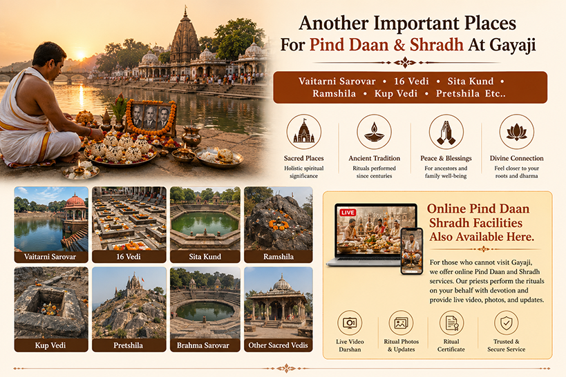 Important Pind Daan Places in Gayaji